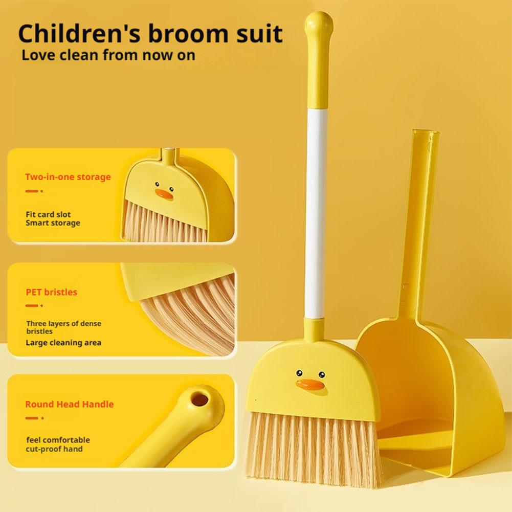 Kids Outdoor Broom - Gıda Sınıfı PP Çocuk Mini Süpürge