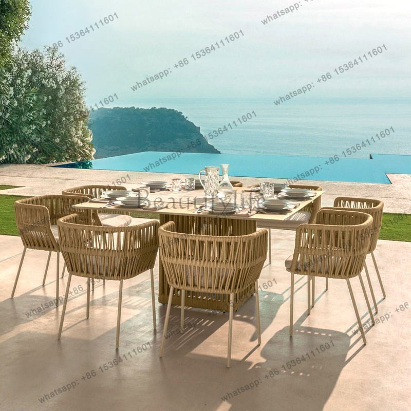 Kids Outdoor Furniture Set - LJY Doğal Modern Bahçe Mobilya Setleri