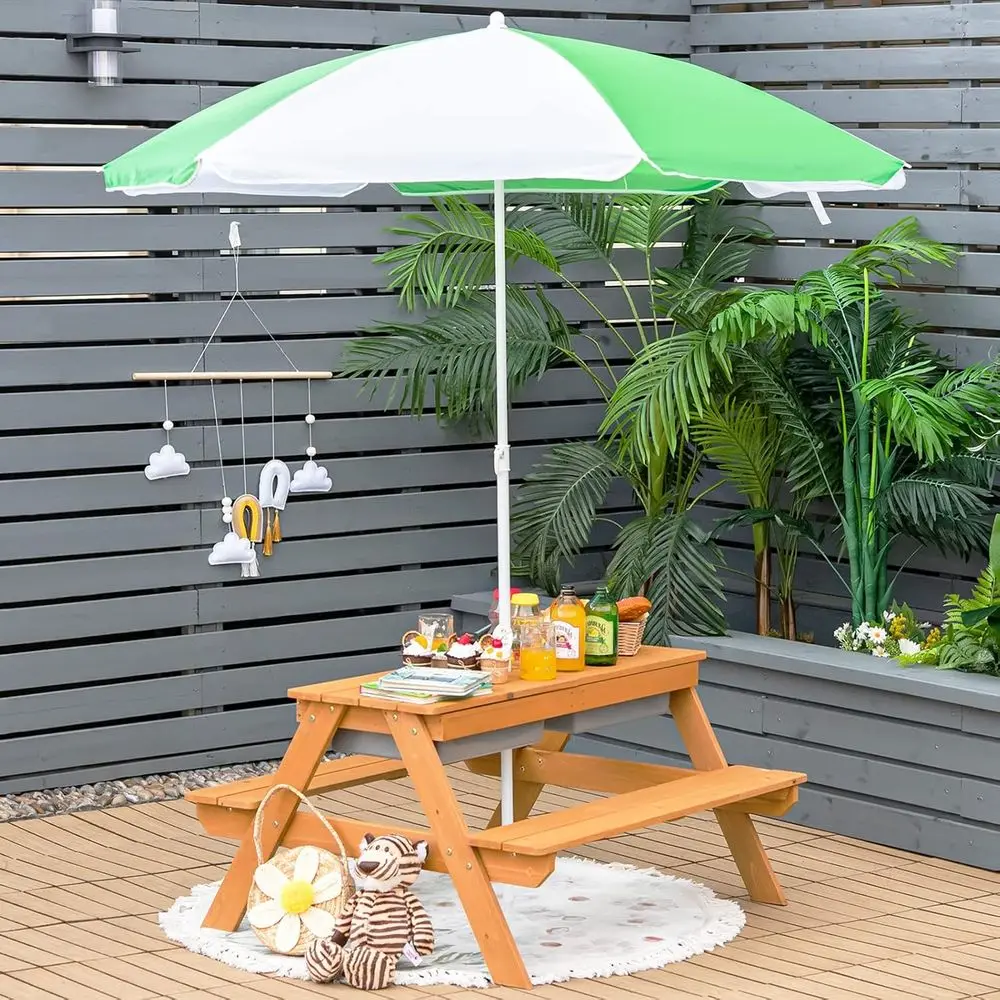 Çocuklar için Çıkarılabilir Ku - Kids Outdoor Furniture Set incelemesi ve fiyatı