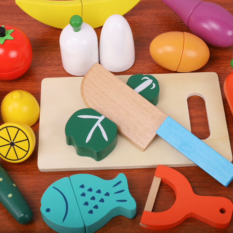 Ahşap Meyve ve Sebze Kesme Oyu - Kids Outdoor Kitchen Accessories incelemesi ve fiyatı